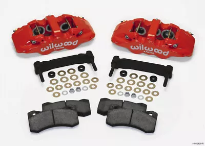 Wilwood AERO6 Front Caliper For & Bracket Kit - Red 97-13 C5/C6 Corvette W/ • $1076.24