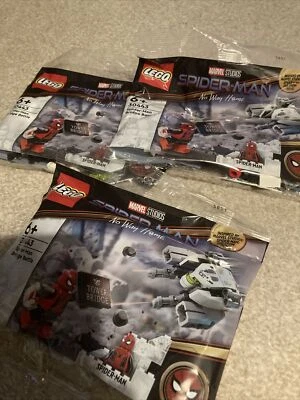 £29.99 • Buy LEGO Marvel Super Heroes Spider-man Bridge Battle Polybag Set X 3 Packs New