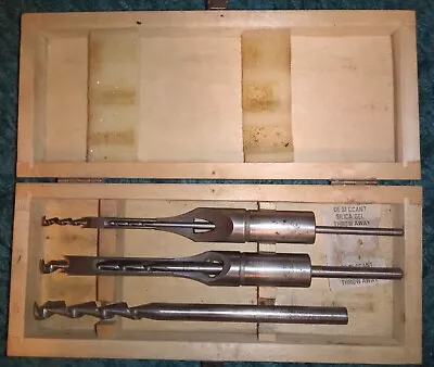 Imperial Mortise Chisel Drill Bits - Partial Set • £30