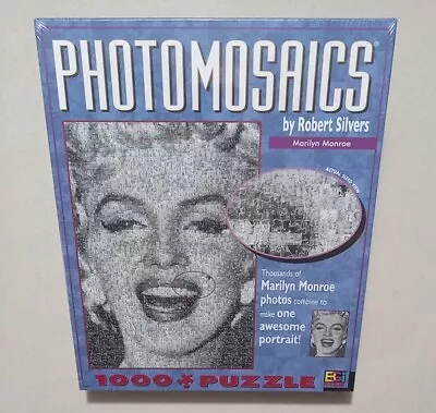 Photomosaics Marilyn Monroe 1000 Piece Jigsaw Puzzle Buffalo Games New Sealed • $24.99