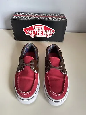 Vans Shoes Zapato Del Barco H&L Chili PepperBoat Skateboard Sneakers • $9.60