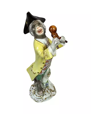 Meissen Porcelain Monkey Band Figure • $849.99