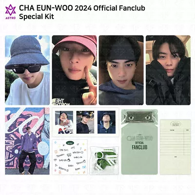 ASTRO Cha Eun-Woo 2024 Official Fanclub Special Kit Photocard Postcard KPOP • $2.99