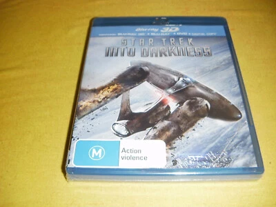 $26.95 • Buy Star Trek Into Darkness 3d + 2d Blu Ray + Dvd =3 Disc New & Sealed 2013 Region B