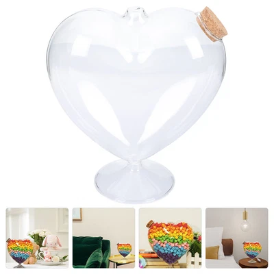 £13.99 • Buy Candy Buffet Clear Container Lid Glass Candy Jars Lids Transparent Cork