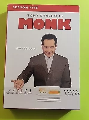 MONK - BRAND NEW - Season 5 (DVD 2007 4-Disc Set) Factory Sealed • $6.97