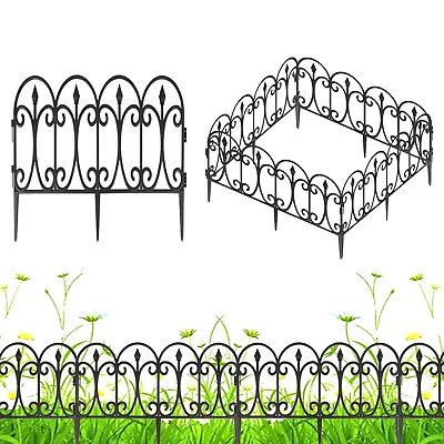 10PCS Rustproof Decorative Garden Fence Panel 13  X 20ft Animal Barrier Border • $24.99