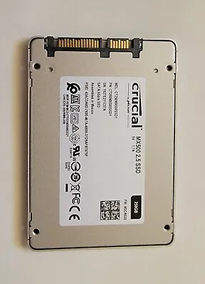 Cruicial MX500 250GB SSD SATA 2.5  Internal Hard Drive (CT250MX500SSD1) • $20