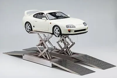 1:18 Scale LCD Toyota Supra A80 Metal Diecast Model Car Collect Decoration White • $215.46