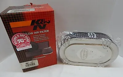 K&N Filters 59-2840 K&N Marine Flame Arrestor Red Air Filter 2.75  Dual Flange • $33.96