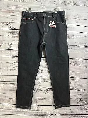 FUBU Classic Collectors Edition 30th Anniversary Flags Black Jeans 40 X 32 New • $42