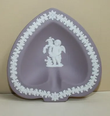 Wedgwood Jasperware Lilac Purple Dish Spade Muse Cupid • $42.38