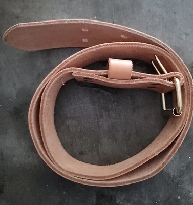 $30 • Buy Klein Tools 5415L Tan Leather Heavy Duty Embossed Tool Belt, L