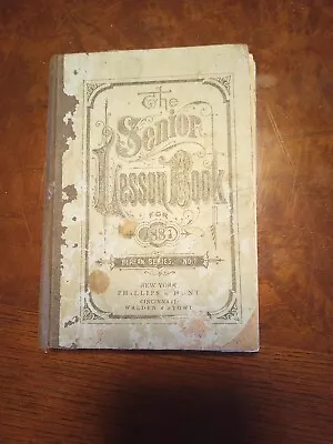 Antique Book The Senior Lesson Book For 1881 Berean Series No. 1 • $2.75