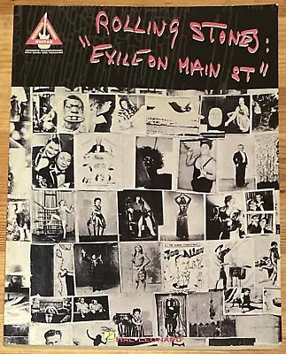 Exile On Main Street Rolling Stones Sheet Music Guitar Recorded Versions • $17.99
