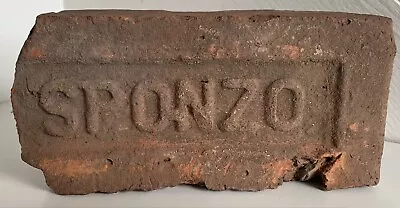 Vintage Antique SPONZO Red Brick Paver Reclaimed Patio Garden Street Yard • $11.95