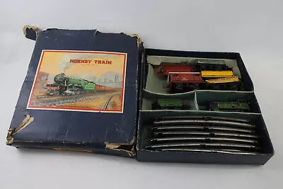 Hornby O Gauge Clockwork Train 601 Goods Set Loco Type 501 Model Railways Boxed • £0.99