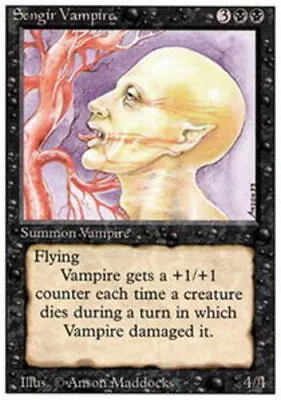 4x MTG Sengir Vampire Heavy Play English Revised Edition • $2.71