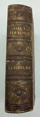 Jahr’s New Manual By C.J. Hempel M.D.. Homeopathic Materia Medica 1859 Antique • $239.99