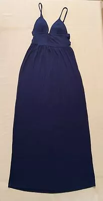 Victoria's Secret Maxi Dress Triangle Top Soft Stretch Blue  Women Size XS • $24.99