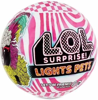 L.O.L. Surprise Ball Lights Pets Random Models Toys For Ages 6 And Above LLUA6 • £7.99