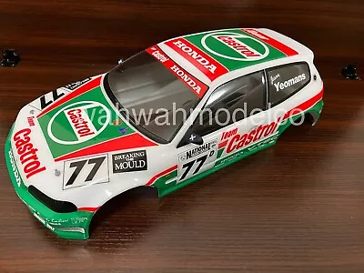 Tamiya 51421 1/10 RC On Road Car Team Castrol Honda Civic VTi  Finished Body Set • $139.99