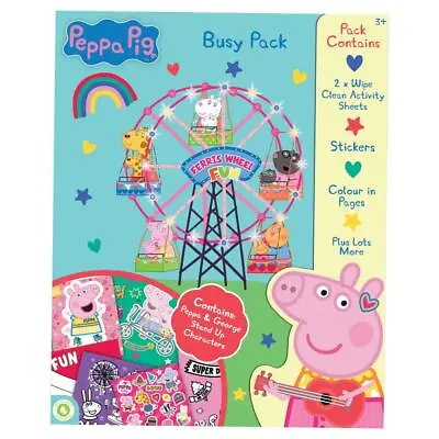 £3.25 • Buy Peppa Pig Busy Pack Childrens Activity Stickers Party Stocking Filler Xmas Gift
