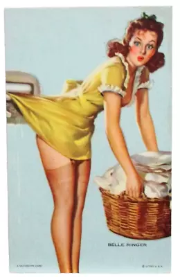 1944 Gil Elvgren 'follies Girls' Pinup Mutoscope Card   'belle Ringer' • $25.89