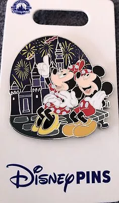 Disney Parks Mickey & Minnie Mouse Watching Fireworks Pin • $16.95