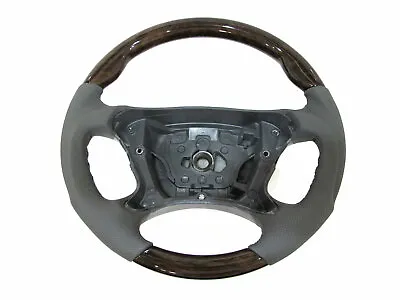 R230 2002-2006 STEERING WHEEL SPORT Walnut-Classic GRAY For Mercedes-Benz • $412.68