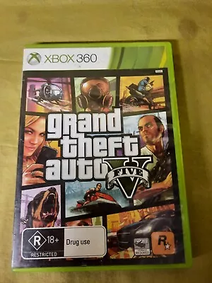 Grand Theft Auto V GTA 5 Microsoft Xbox 360 Game W/manual • $6.50