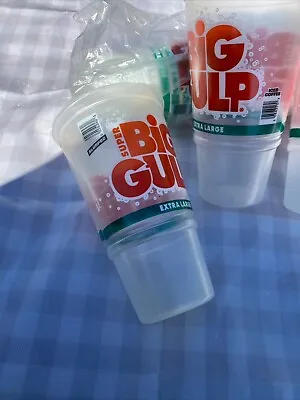 Sleeve Of Unused Extra Large Big Gulp Clear Plastic Cups From 7-ELEVEN 7-11 • $25.64