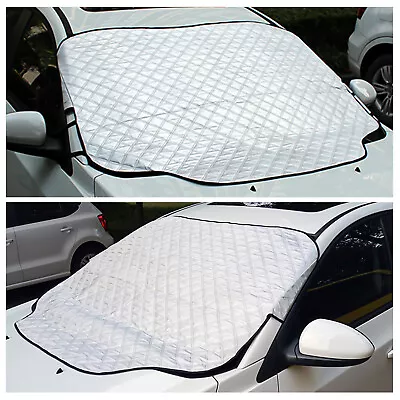 Magnetic Car Windshield Snow Cover Sun Shade Protector Winter Dust Frost Guard • $16.99