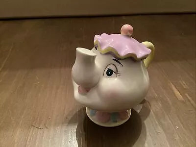 Vintage Disney Beauty & The Beast Mrs. Potts Teapot Ceramic Figurine  • $4.99