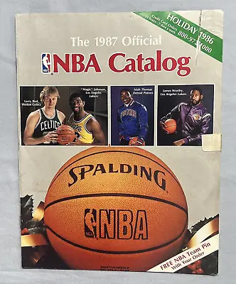 The 1986-87 Official NBA Catalog Merchandise Magic Bird Jordan • $25