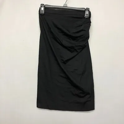 Moschino Cheap And Chic Women Skirt US Size 6 Black Rayon Blend B238 -3 • $44.99
