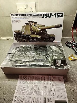 Tamiya 1/35 Scale Russian JSU-152 Tank Model Kit • £40.33