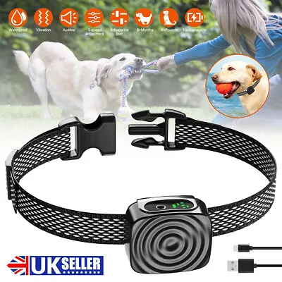 Automatic Electric Anti Bark Dog Stop Barking Device Pet Training Collar Control • £14.89