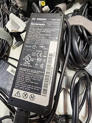 20 Total! Genuine Lenovo Laptop AC Charger Power Adapter ROUND TIP - FRU 45N0121 • $114.99