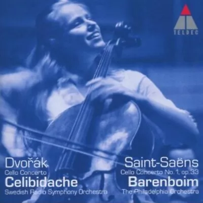 Jacqueline Du Pre Saint-Saens/Dvorak Cello Concertos Remastered CD NEW  • £19.14