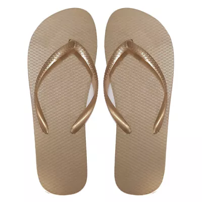 New Beach Flip Flops Jelly Flipflops Sandals Shoes Size Light Spa Ladies Mens • £4.99