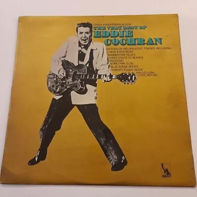 Eddie Cochran 'The Very Best Of..' 12  Vinyl LP. Very Good Condition • £2.50