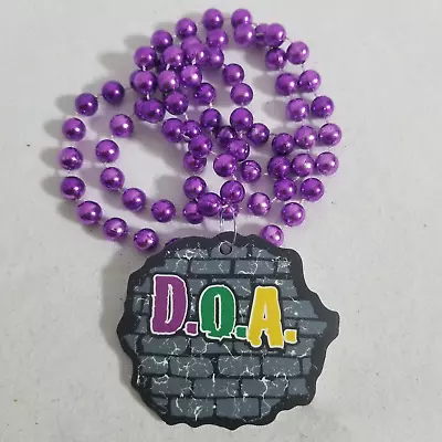 Mardi Gras Bead D.O.A. 20  Specialty Necklace New Orleans Carnival • $7.77