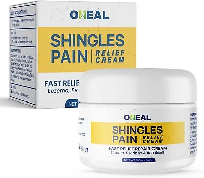 Pain Relief Cream: Soothing Treatment For Shingles Eczema Psoriasis; Anti-Itch • $21.99