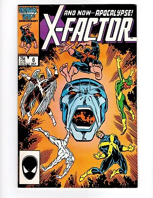 X-Factor 6 (1986 Marvel) VF 1st Apocalypse Appearance • $34.99