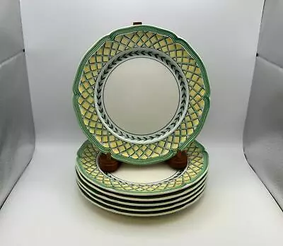 Set Of 6 Villeroy & Boch FRENCH GARDEN ORANGE Salad Plates • $129.99