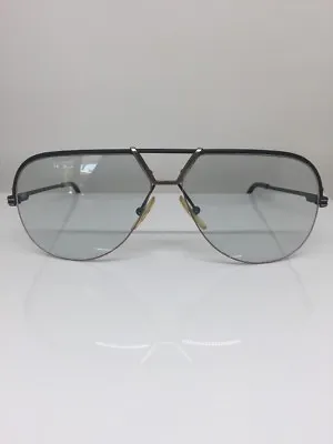 New Vintage Ferrari F 25 Eyeglasses Aviator Pilot Style C. 0586 Black & Gold • $384.54