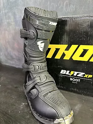 Thor Blitz Size 3 / Youth Riding Boots ATV Dual Sport Motocross Off Road Mx • $87.96