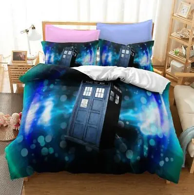 £46.79 • Buy Cosmos Phone Booth Duvet Cover Quilt Cover Pillowcase Single Double Bedding Set 