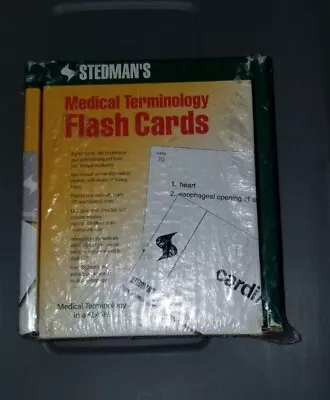 STEDMANS Medical Terminology Flash Cards 2004   B11 • $6.99